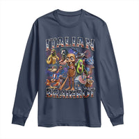 Funny Italian Brainrot Meme 4th of July Long Sleeve Shirt