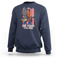 250th America Anniversary Sweatshirt Funny Tung Tung Tung Sahur Tralalero Tralala 4th of July