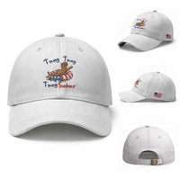 Tung Tung Tung Sahur Italian Brainrot 4th of July Baseball Cap