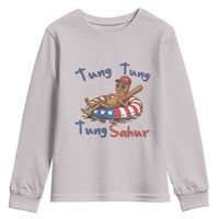 Tung Tung Tung Sahur Italian Brainrot 4th of July Youth Sweatshirt