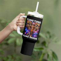 Tung Tung Sahur Italian Brainrot 4th Of July Meme Tumbler With Handle