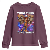 Tung Tung Sahur Italian Brainrot 4th Of July Meme Youth Sweatshirt