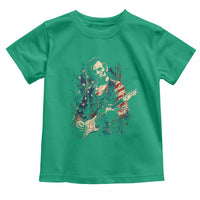 Abraham Lincoln Playing Guitar 4th of July Toddler T Shirt