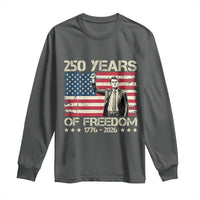 America 250 Years Long Sleeve Shirt Charlie Kirk American Flag Freedom