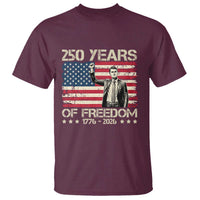 America 250 Years T Shirt Charlie Kirk American Flag Freedom