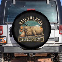Neil The Seal Become Ungovernable Spare Tire Cover Funny Elephant Seal Meme