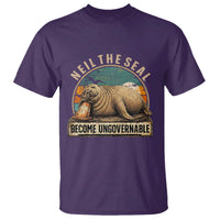 Neil The Seal Become Ungovernable T Shirt Funny Elephant Seal Meme