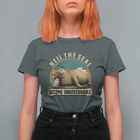 Neil The Seal Become Ungovernable T Shirt For Women Funny Elephant Seal Meme