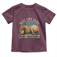 Neil The Seal Become Ungovernable Toddler T Shirt Funny Elephant Seal Meme