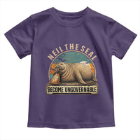 Neil The Seal Become Ungovernable Toddler T Shirt Funny Elephant Seal Meme
