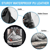 Neil The Seal Become Ungovernable Spare Tire Cover Vintage Elephant Seal Animal Meme