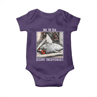 Neil The Seal Become Ungovernable Baby Onesie Vintage Elephant Seal Animal Meme