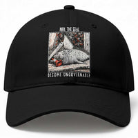 Neil The Seal Become Ungovernable Baseball Cap Vintage Elephant Seal Animal Meme