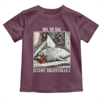 Neil The Seal Become Ungovernable Toddler T Shirt Vintage Elephant Seal Animal Meme