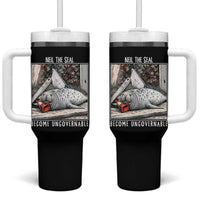 Neil The Seal Become Ungovernable Tumbler With Handle Vintage Elephant Seal Animal Meme