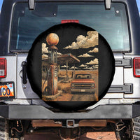 Highway 66 Classic Gas Pump Desert Classic Pickup Truck Car Lover Spare Tire Cover