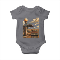 Highway 66 Classic Gas Pump Desert Classic Pickup Truck Car Lover Baby Onesie