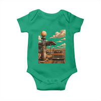 Highway 66 Classic Gas Pump Desert Classic Pickup Truck Car Lover Baby Onesie