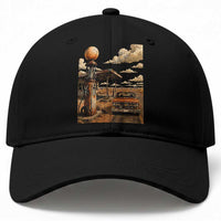 Highway 66 Classic Gas Pump Desert Classic Pickup Truck Car Lover Baseball Cap