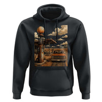 Highway 66 Classic Gas Pump Desert Classic Pickup Truck Car Lover Hoodie