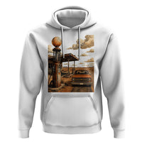 Highway 66 Classic Gas Pump Desert Classic Pickup Truck Car Lover Hoodie