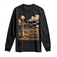 Highway 66 Classic Gas Pump Desert Classic Pickup Truck Car Lover Long Sleeve Shirt