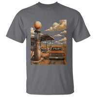 Highway 66 Classic Gas Pump Desert Classic Pickup Truck Car Lover T Shirt