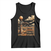 Highway 66 Classic Gas Pump Desert Classic Pickup Truck Car Lover Tank Top
