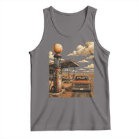 Highway 66 Classic Gas Pump Desert Classic Pickup Truck Car Lover Tank Top