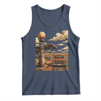 Highway 66 Classic Gas Pump Desert Classic Pickup Truck Car Lover Tank Top