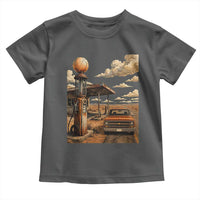 Highway 66 Classic Gas Pump Desert Classic Pickup Truck Car Lover Toddler T Shirt