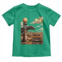 Highway 66 Classic Gas Pump Desert Classic Pickup Truck Car Lover Toddler T Shirt