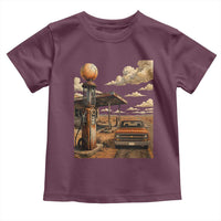 Highway 66 Classic Gas Pump Desert Classic Pickup Truck Car Lover Toddler T Shirt