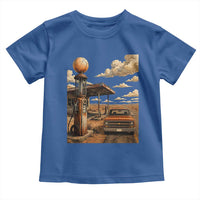 Highway 66 Classic Gas Pump Desert Classic Pickup Truck Car Lover Toddler T Shirt