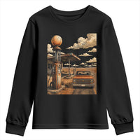 Highway 66 Classic Gas Pump Desert Classic Pickup Truck Car Lover Youth Sweatshirt