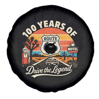 Vintage Highway 66 100th Anniversary 2026 Americana Road Trip Souvenir Spare Tire Cover