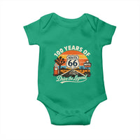 Vintage Highway 66 100th Anniversary 2026 Americana Road Trip Souvenir Baby Onesie