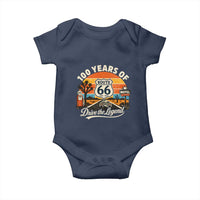 Vintage Highway 66 100th Anniversary 2026 Americana Road Trip Souvenir Baby Onesie