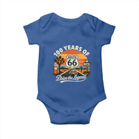 Vintage Highway 66 100th Anniversary 2026 Americana Road Trip Souvenir Baby Onesie