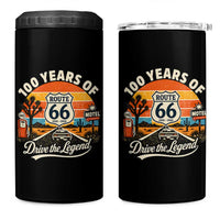Vintage Highway 66 100th Anniversary 2026 Americana Road Trip Souvenir 4 in 1 Can Cooler Tumbler