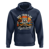 Vintage Highway 66 100th Anniversary 2026 Americana Road Trip Souvenir Hoodie