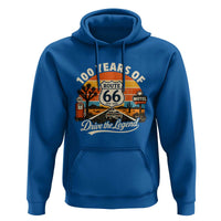 Vintage Highway 66 100th Anniversary 2026 Americana Road Trip Souvenir Hoodie