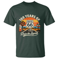 Vintage Highway 66 100th Anniversary 2026 Americana Road Trip Souvenir T Shirt