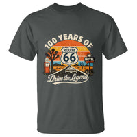 Vintage Highway 66 100th Anniversary 2026 Americana Road Trip Souvenir T Shirt