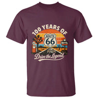 Vintage Highway 66 100th Anniversary 2026 Americana Road Trip Souvenir T Shirt