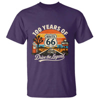 Vintage Highway 66 100th Anniversary 2026 Americana Road Trip Souvenir T Shirt