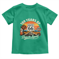 Vintage Highway 66 100th Anniversary 2026 Americana Road Trip Souvenir Toddler T Shirt