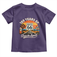 Vintage Highway 66 100th Anniversary 2026 Americana Road Trip Souvenir Toddler T Shirt