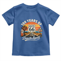 Vintage Highway 66 100th Anniversary 2026 Americana Road Trip Souvenir Toddler T Shirt