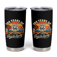 Vintage Highway 66 100th Anniversary 2026 Americana Road Trip Souvenir Tumbler Cup